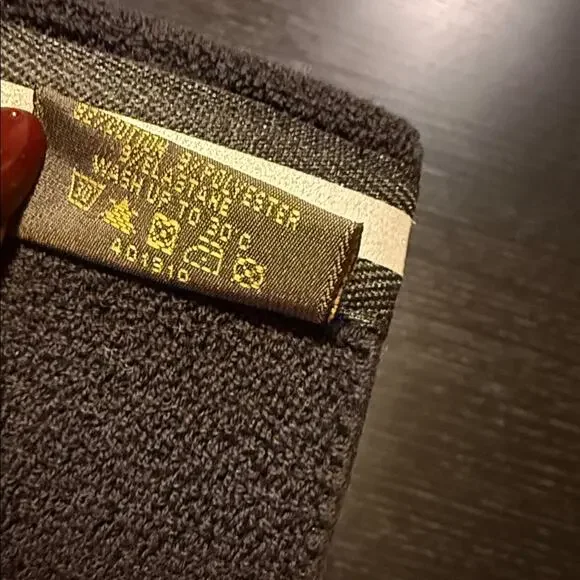 Louis Vuitton Black Headband and Wristbands Set